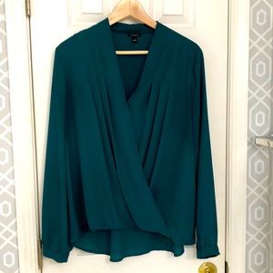 Ann Taylor Draped Blouse